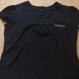 JP Morgan Chase short sleeve blouse